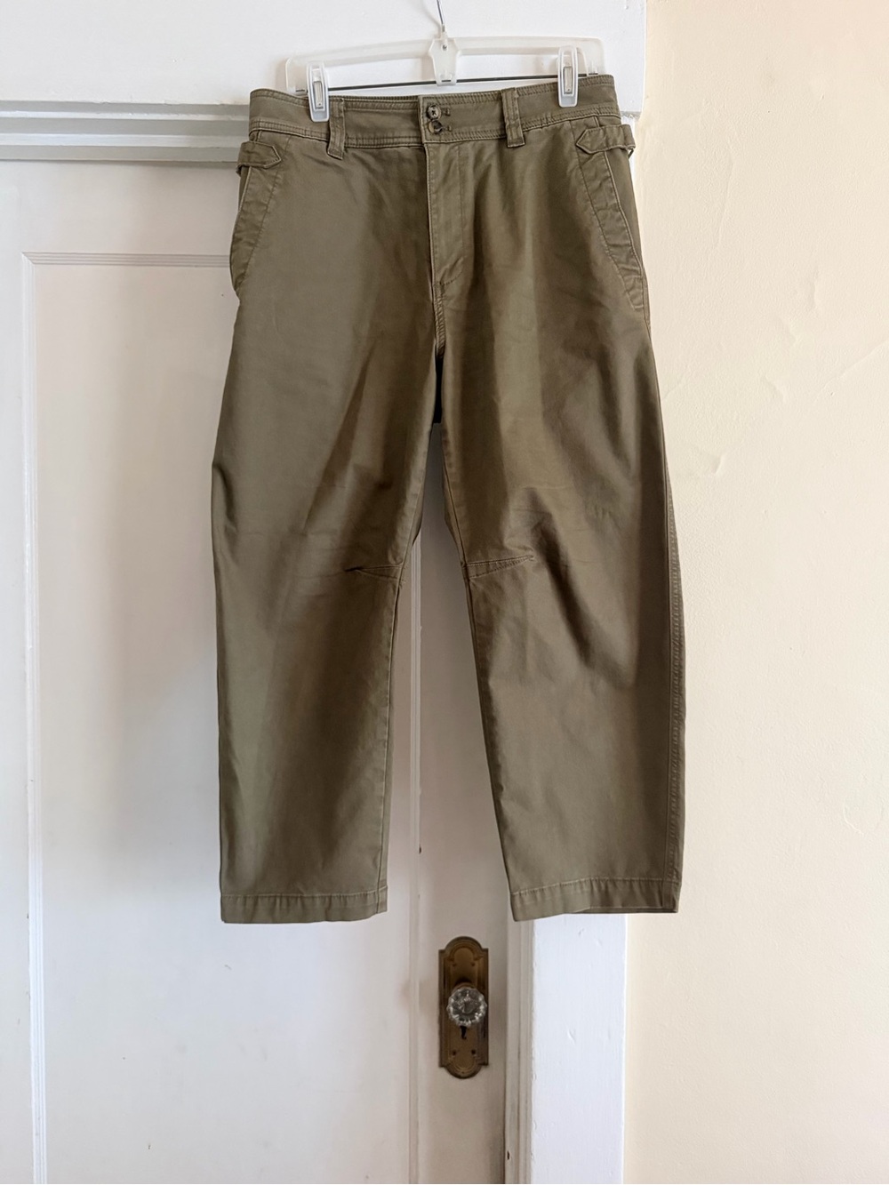 Banana Republic Olive Green Straight Chinos
